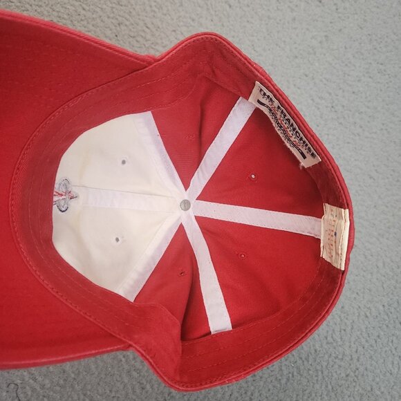 Los Angeles Angels Hat Cap Fitted Red White Large The Franchise MLB Baseball - Picture 9 of 9